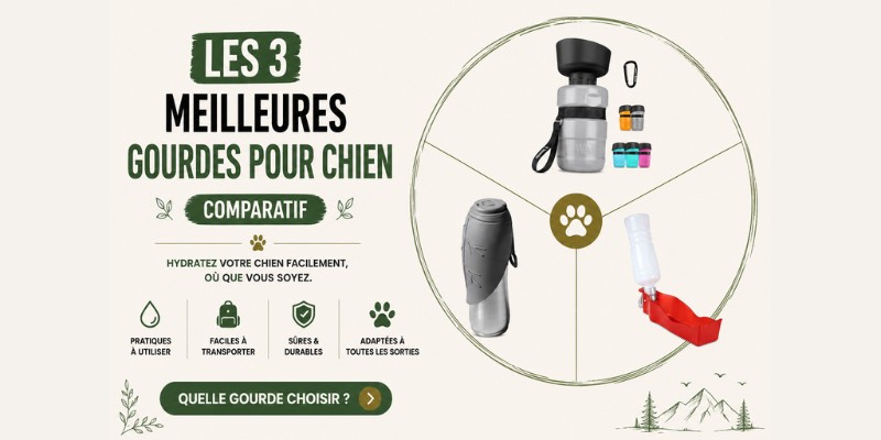 Meilleure gourde pour chien en randonnée : comparatif 2026