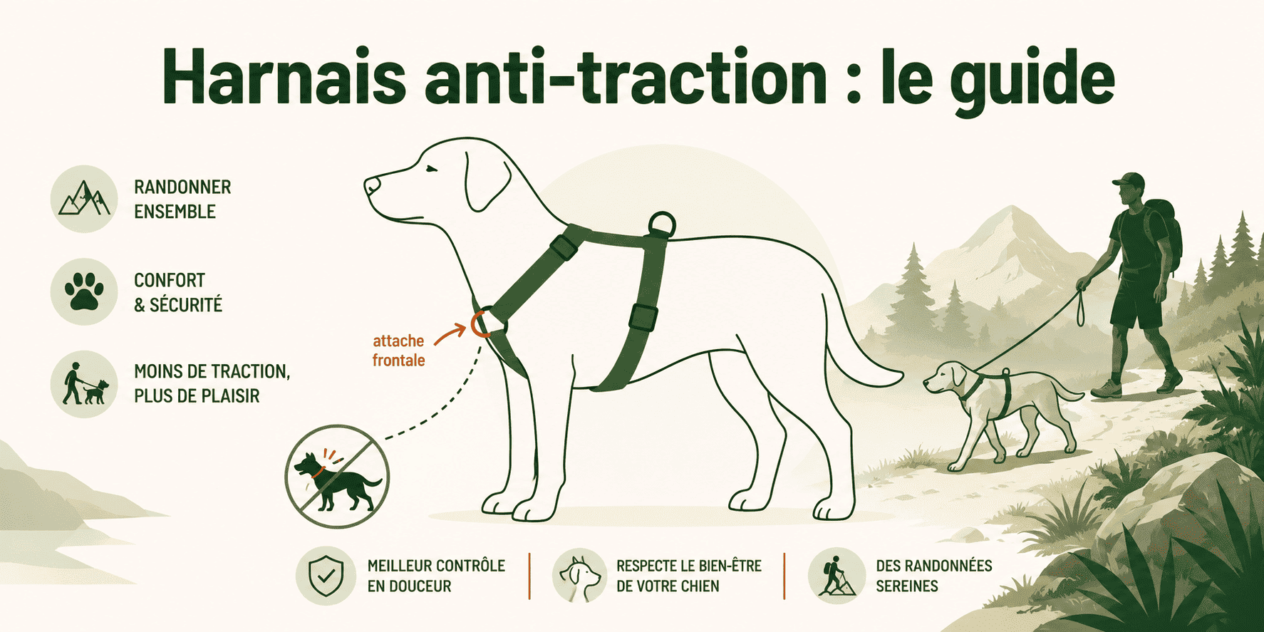 Harnais anti-traction chien : comment ça marche vraiment ?