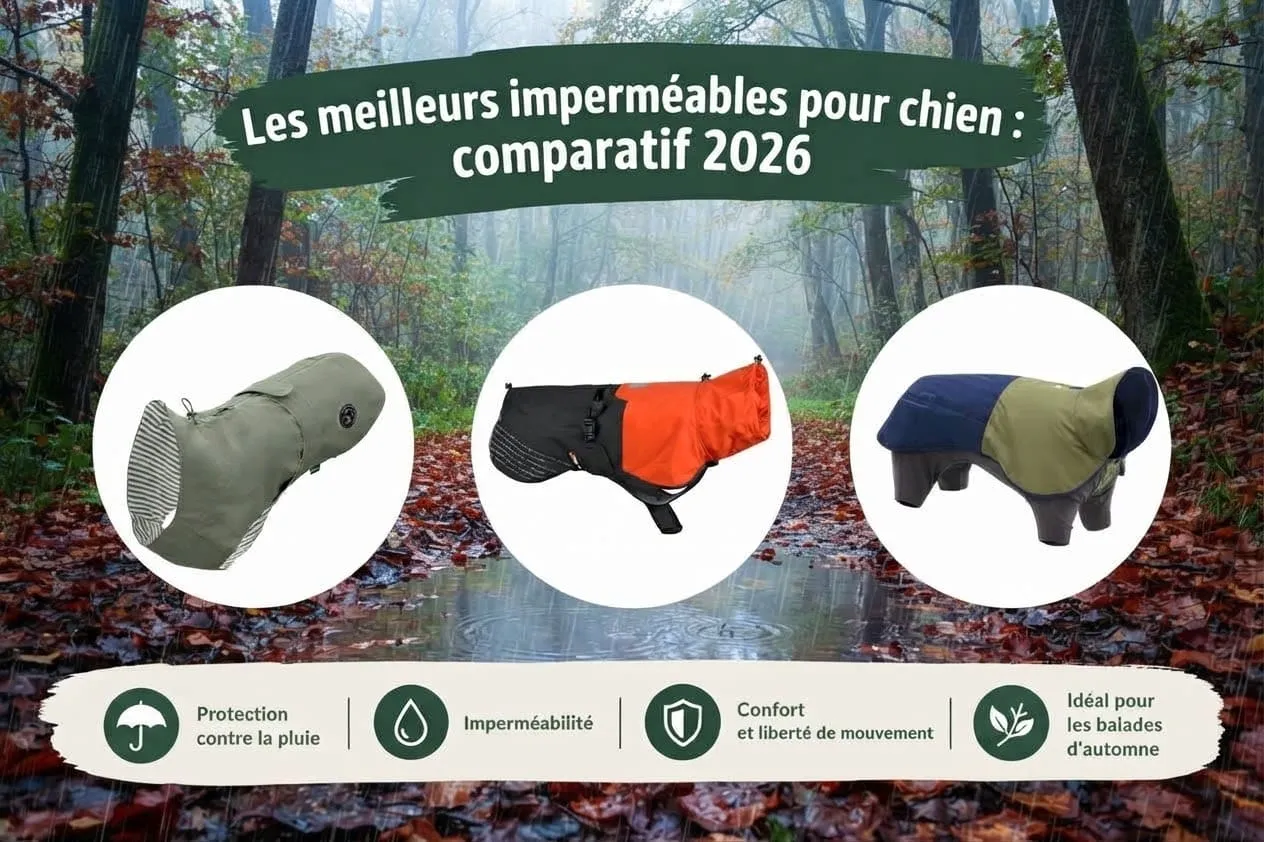 Meilleur imperméable pour chien : comparatif 2026