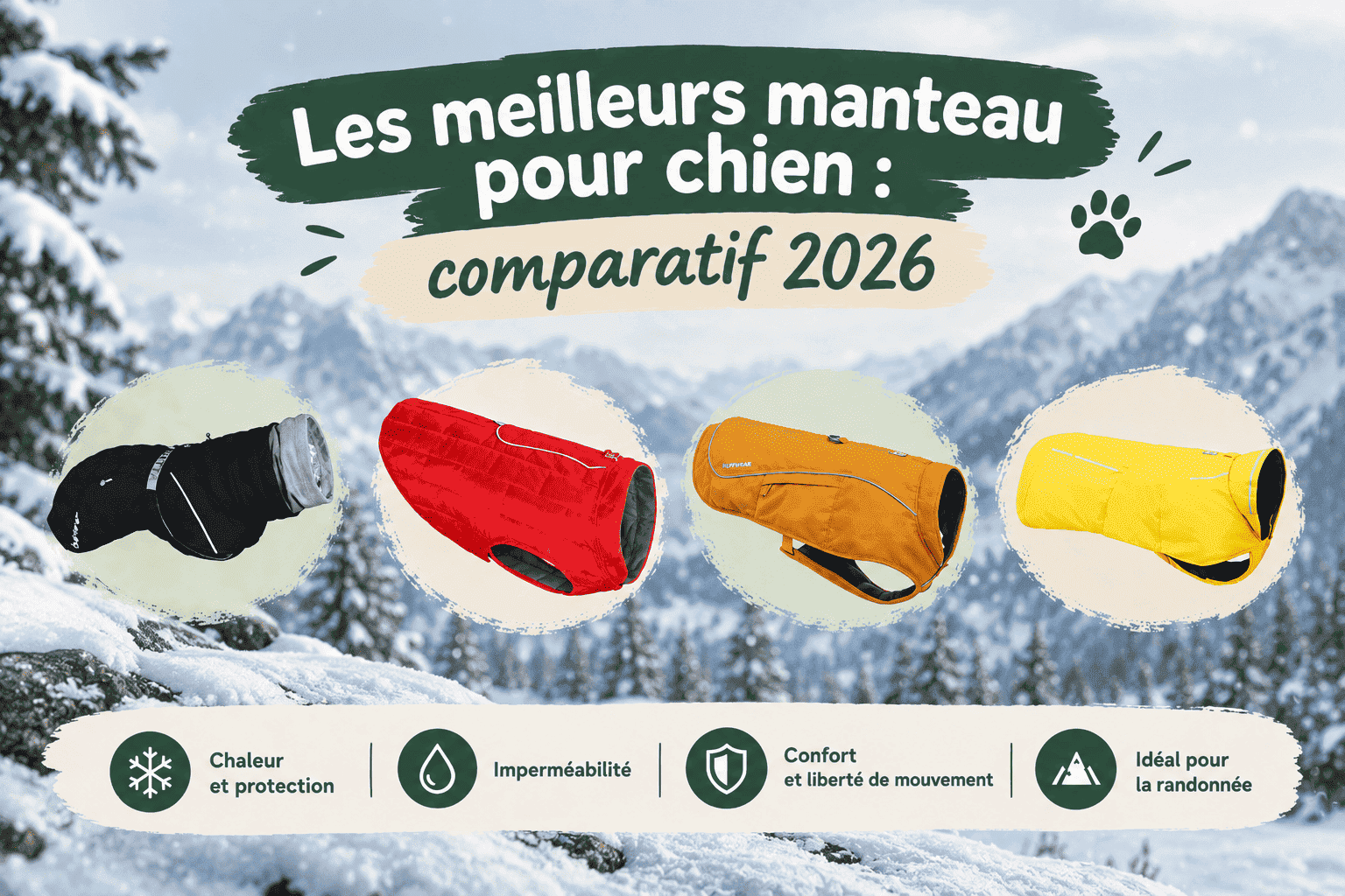 Meilleur manteau pour chien : comparatif 2026